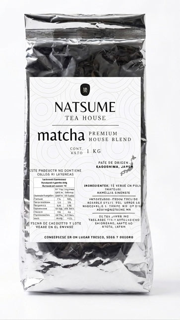 PREVENTA DE NATSUME`S TEA HOUSE 1kg — Formato Cafetería (333 tazas)
